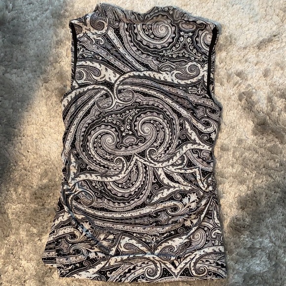 White House Black Market Paisley Top - Large - Picture 5 of 8